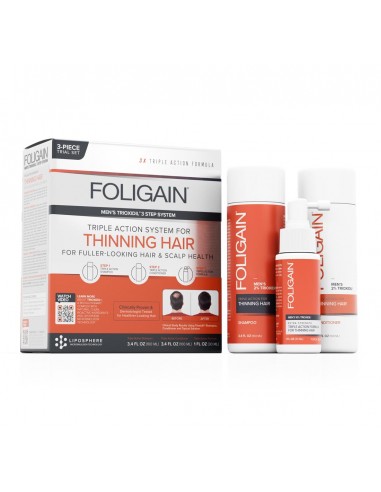Foligain MEN Triple Action Complete System Thinning Hair 230ml